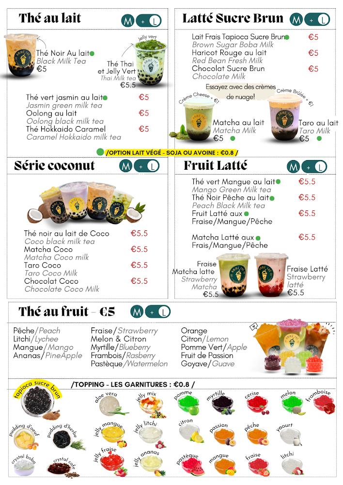 Ammé Thé - Maison de Bubble Tea à Metz - Menu Image 1