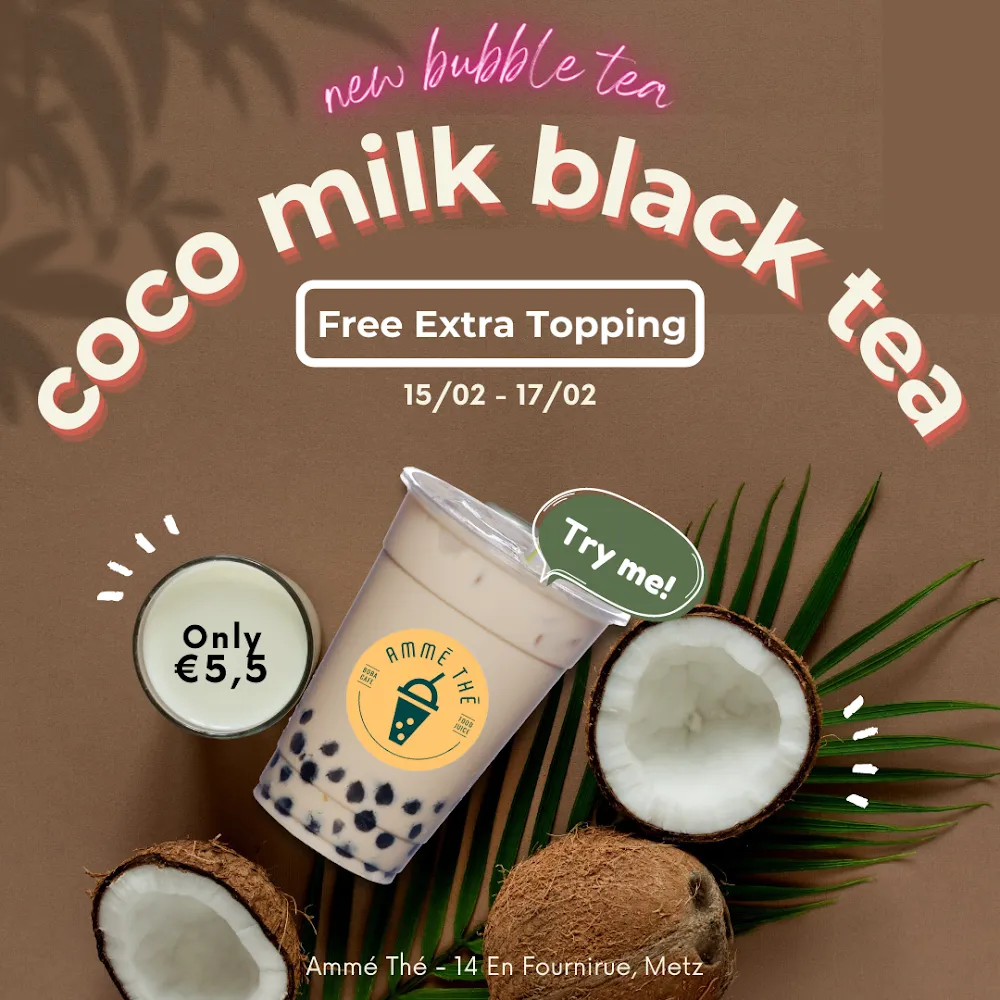 Thé Noir Coco Au Lait - Coco Milk Black Tea